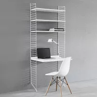 Bureau mural évolutif - Blanc